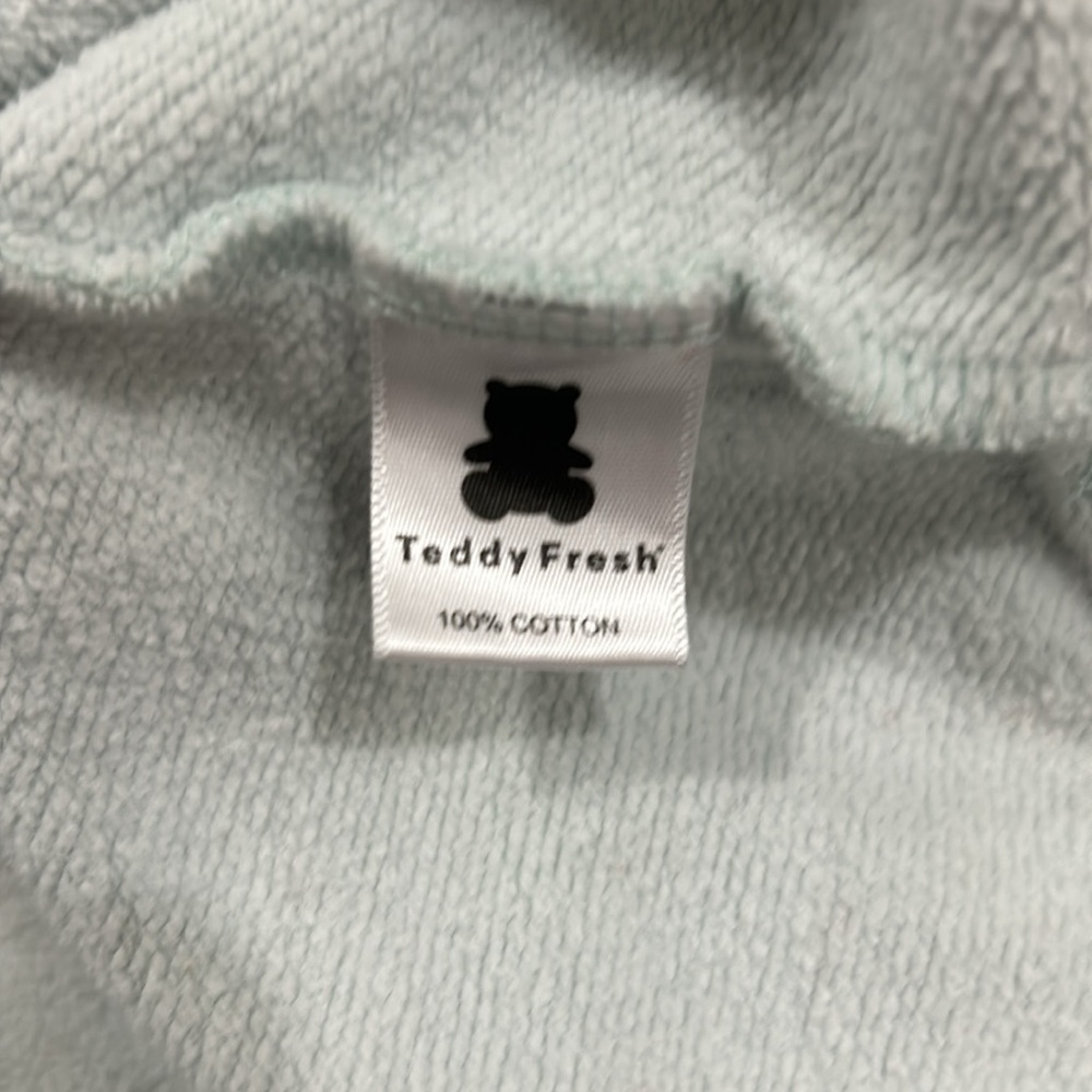 teddy fresh classic fleece cut off crewneck, size S. Pale green - Picture 8 of 15
